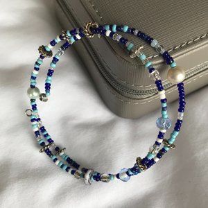 Blue Wrap Bracelet